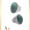 Hand Made Silver ring with Irani Husaini Feroza