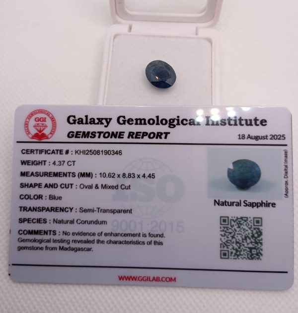Natural Madagascar Sapphire