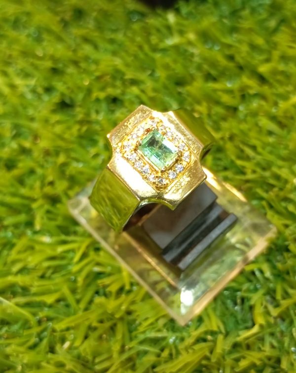 Punjsher Emerald 925 Silver ring