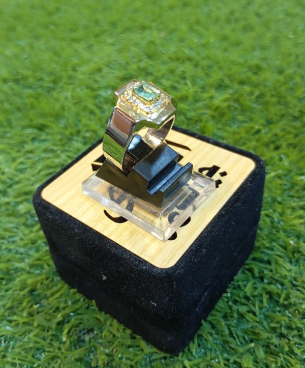 Punjsher Emerald 925 Silver ring