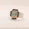 Punjsher Emerald 925 Silver ring