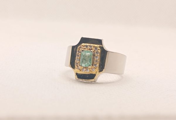 Punjsher Emerald 925 Silver ring