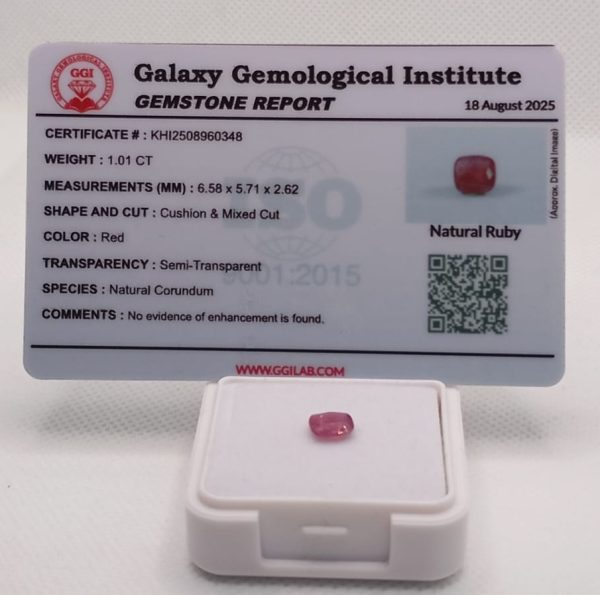 Natural Mozambique Ruby