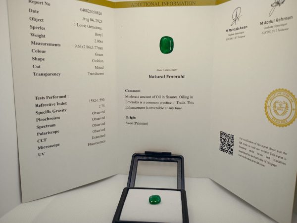 Natural Sawat [Pakistan] Emerald