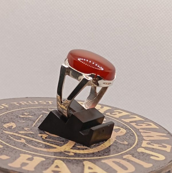 Natural Agate Silver ring