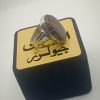 Natural Agate(Aqeeq) Silver ring