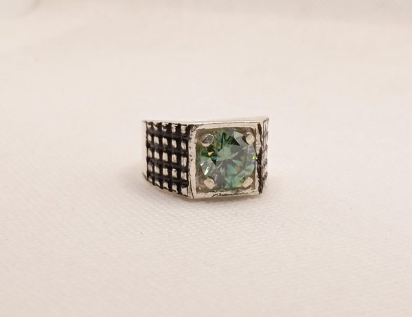 Silver Ring with Masonite