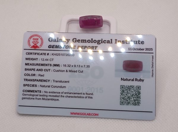 Natural Mozambique Ruby